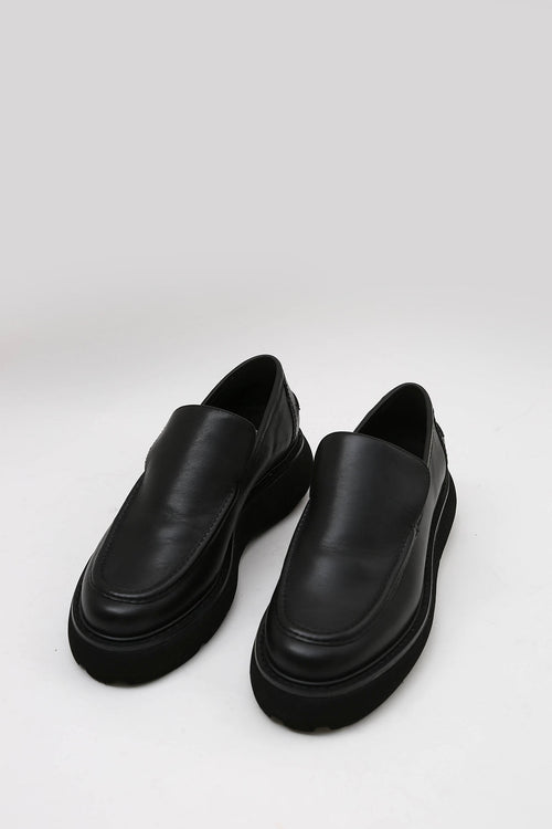 grid loafer / black