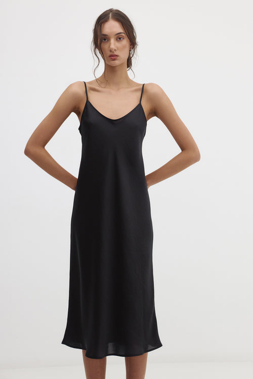 edit midi slip / black