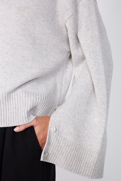 ambient sweater / silver marle