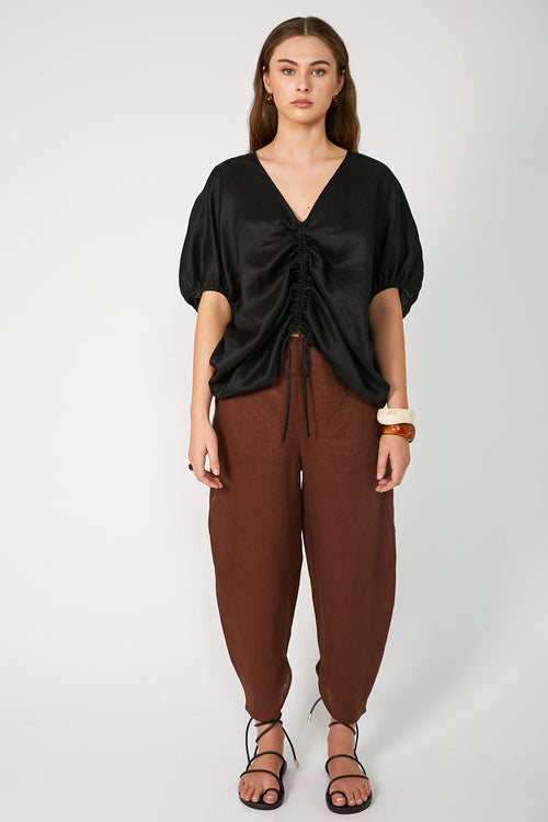 leashed top / black