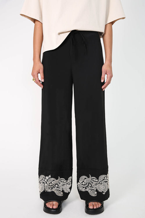 jay pant / black|natural
