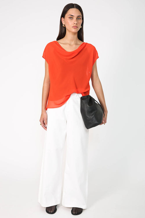 kin tee / meteor orange