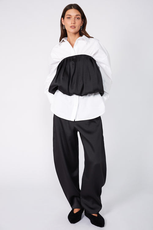 bubble crop / black