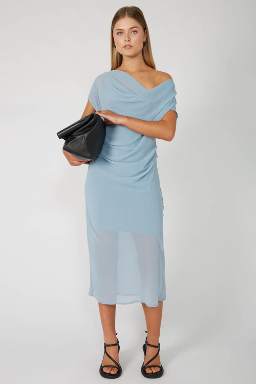 torrent dress / dusty blue