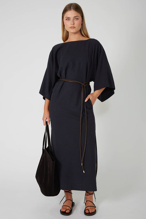 lapsed dress / navy