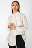 adapt contrast shirt / ivory marle