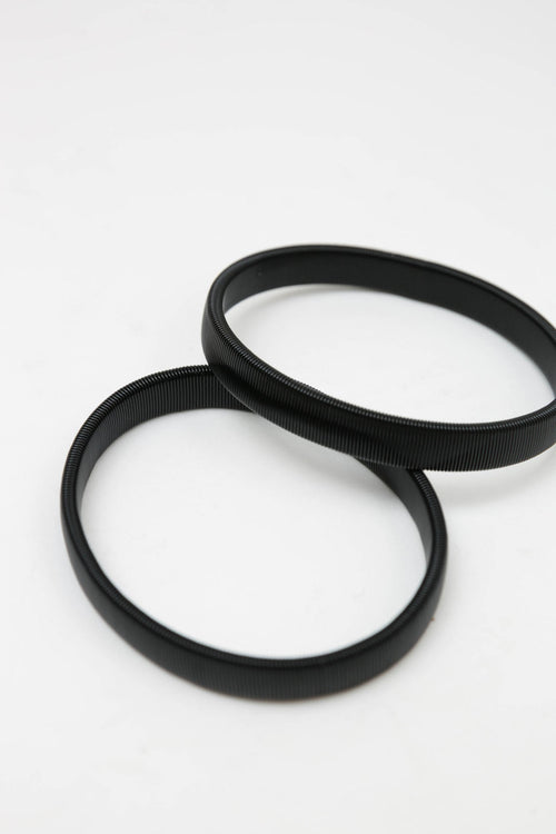 sleeve bands / black metallic