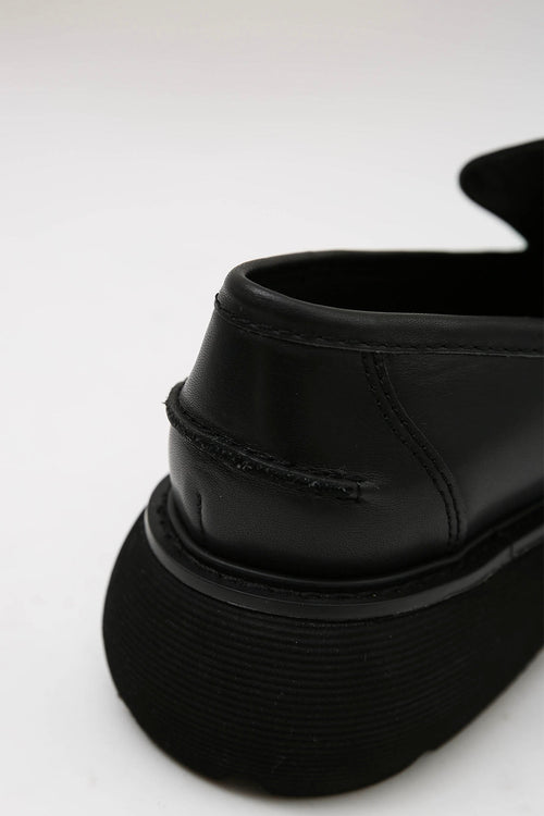 grid loafer / black