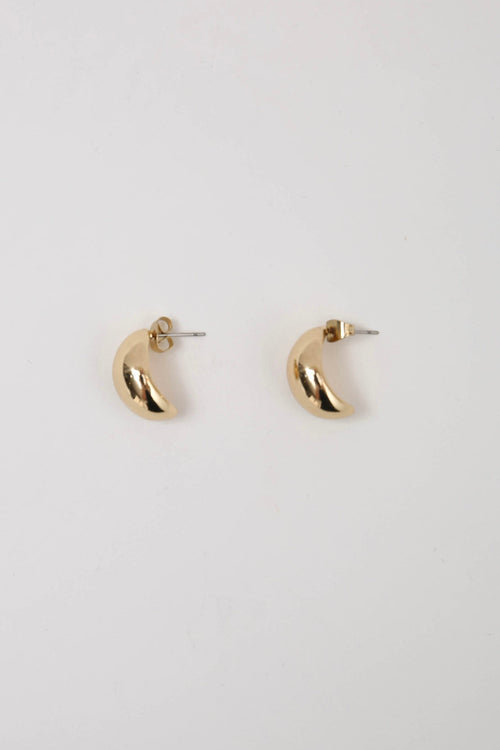 mini orb earring / gold