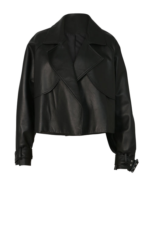 luxe margin jacket / black