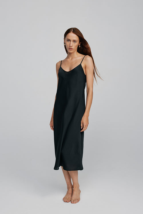 edit midi slip / black