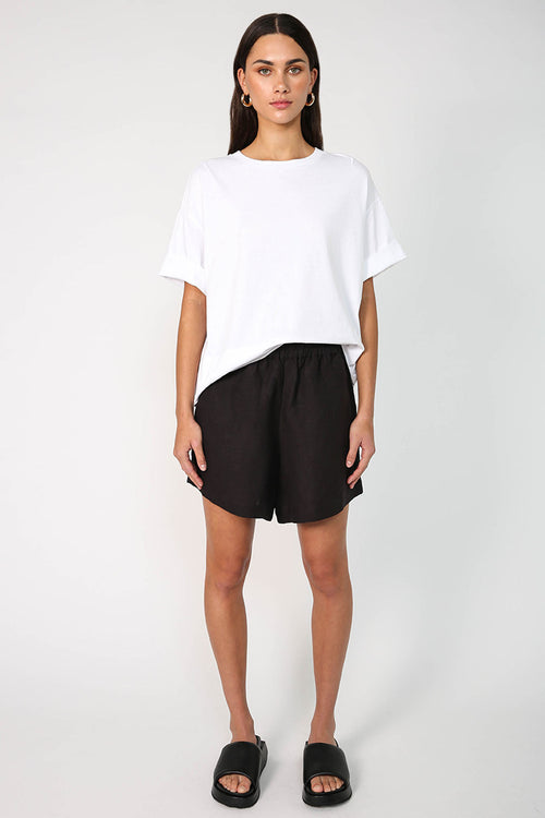 boxed tee / white