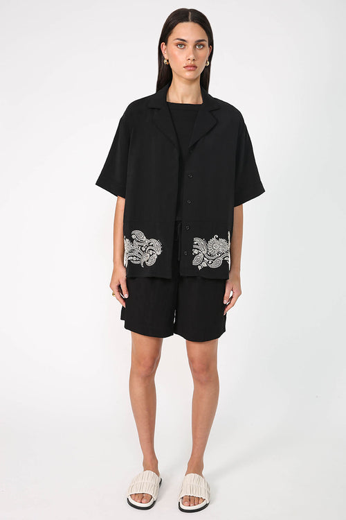 jay shirt / black|natural
