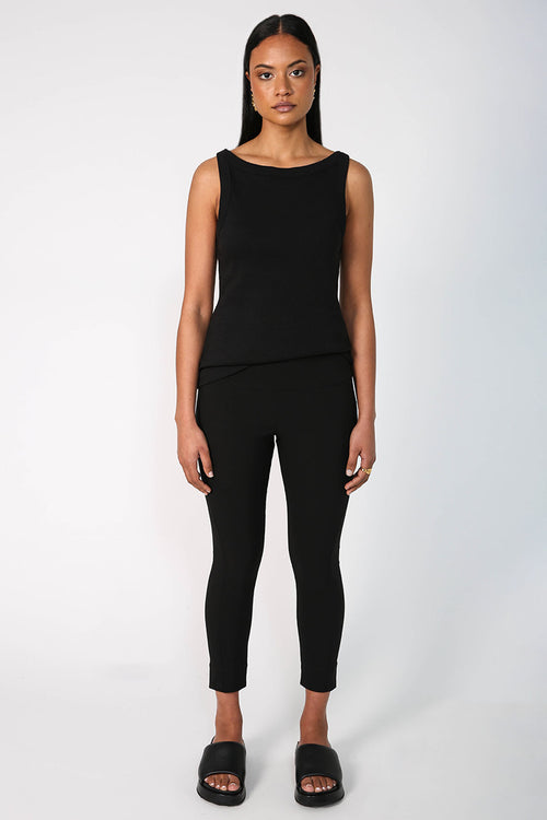 7/8 key pant / black