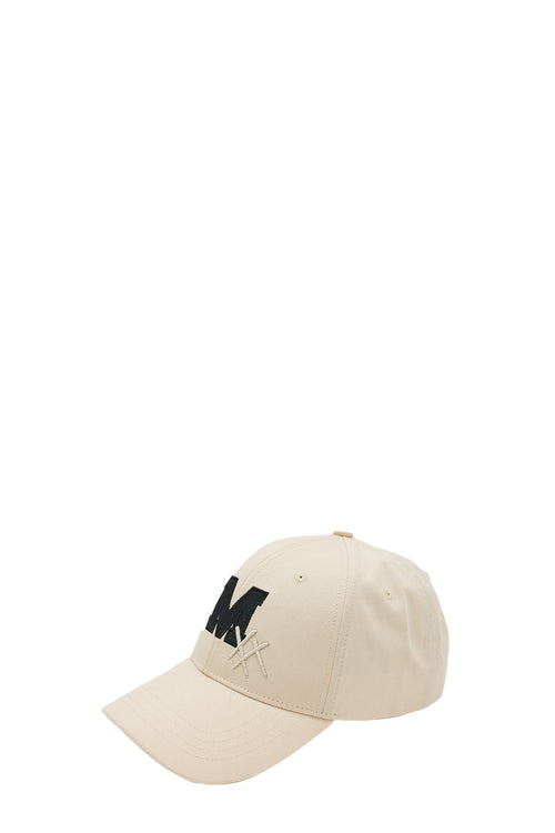 initial cap / ecru|black