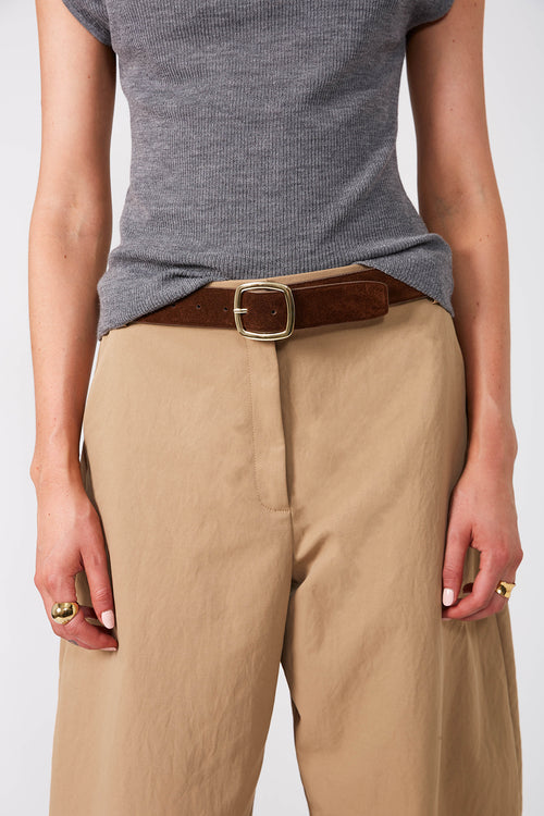 sway belt / dark chocolate