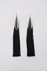 tassel earring / silver