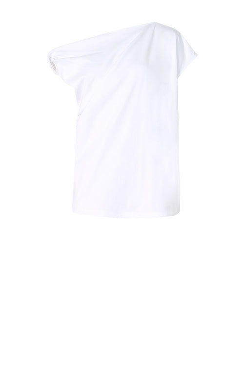 rosette tee / white