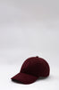 pillar cap / dark sangria red
