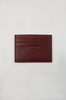 pebble card holder / crimson red