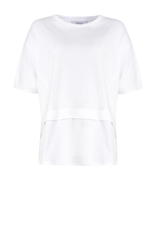 overturn tee / white