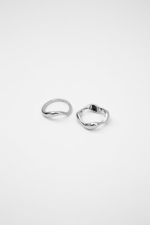 spate ring set / silver