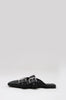 ballet buckle flat / black