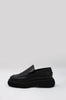 grid loafer / black
