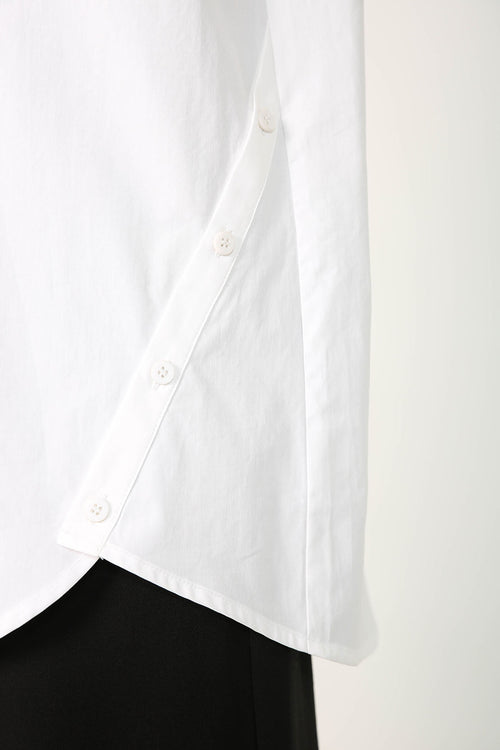 unbutton shirt / white