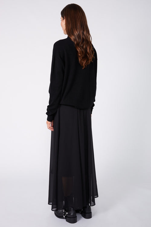 joined skirt / black