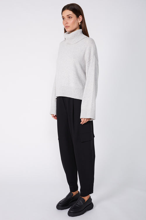 ambient sweater / silver marle