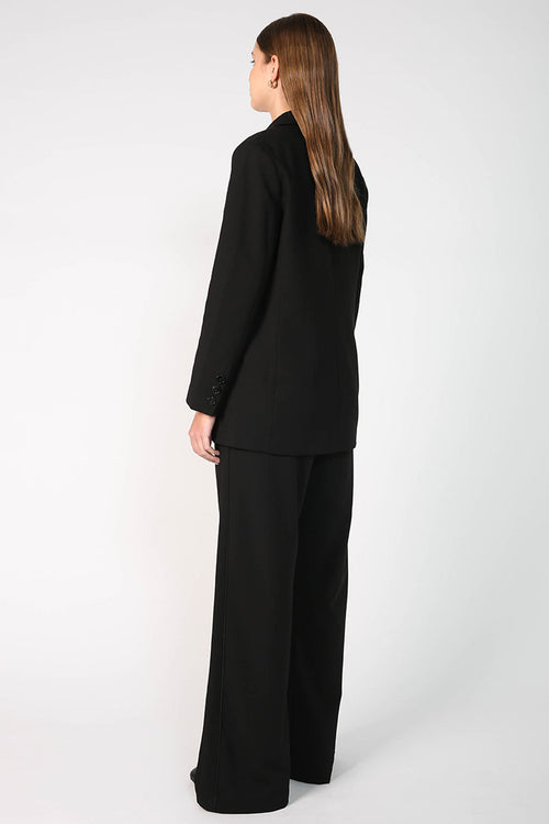 tux blazer / black