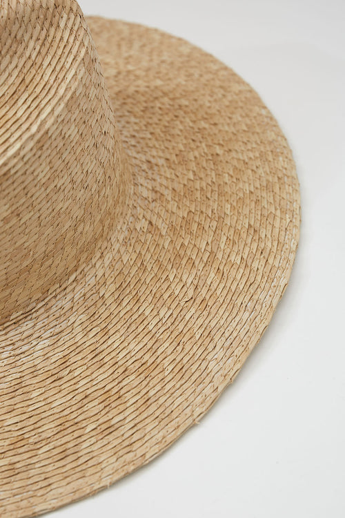 west straw hat / natural