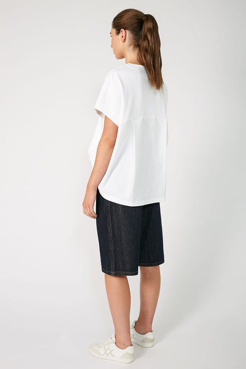 furtive denim short / indigo blue denim