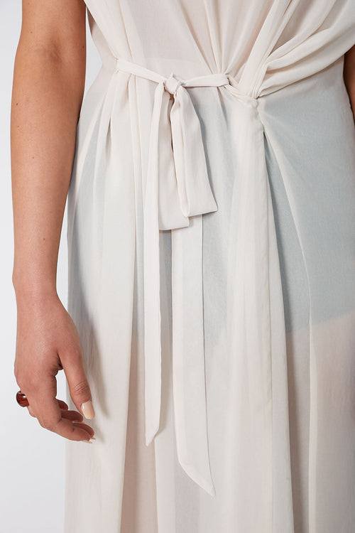 contract midi dress / calico cream