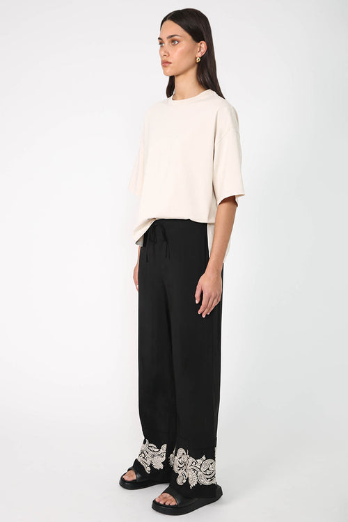 jay pant / black|natural