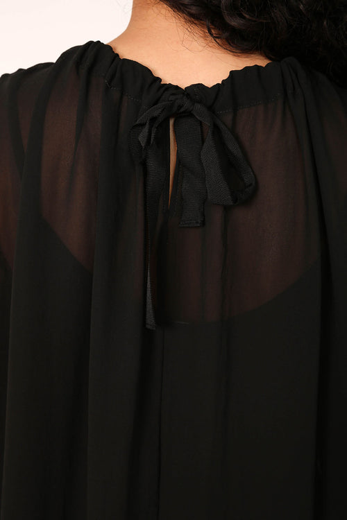 serene dress / black