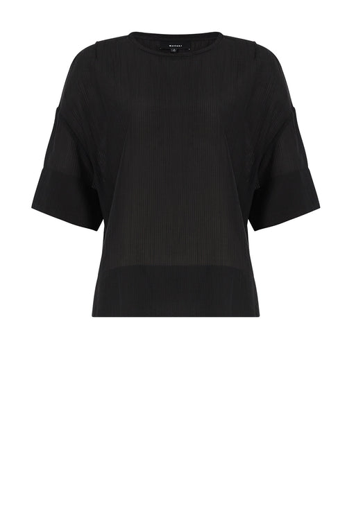 boxed top / black