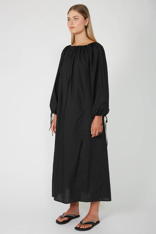 limit maxi dress / black