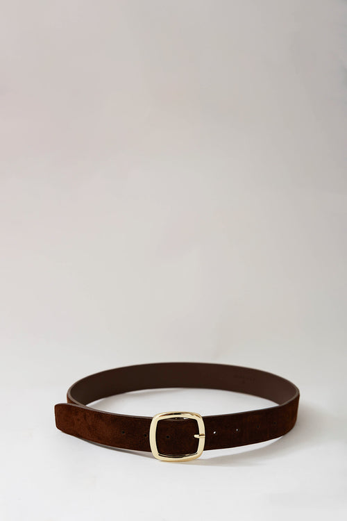 sway belt / dark chocolate