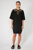 repose tee dress / black