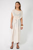 contract midi dress / calico cream