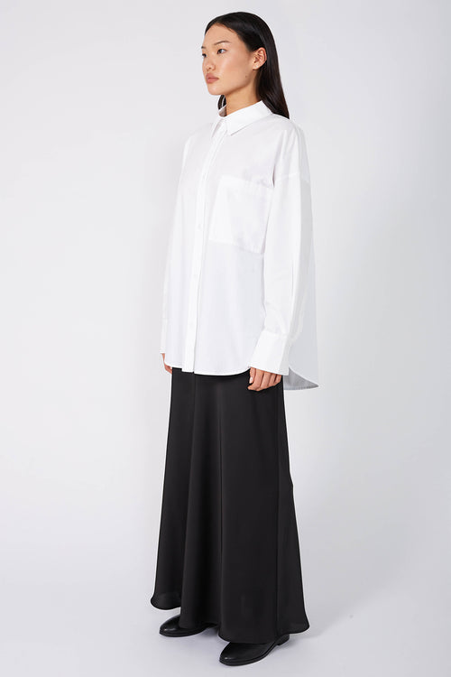untold oversize shirt / white