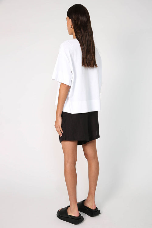 boxed tee / white