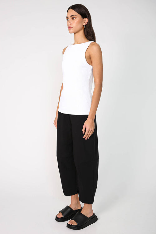 kicking rib tank / white