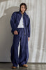 conceal cropped shacket / Biro blue