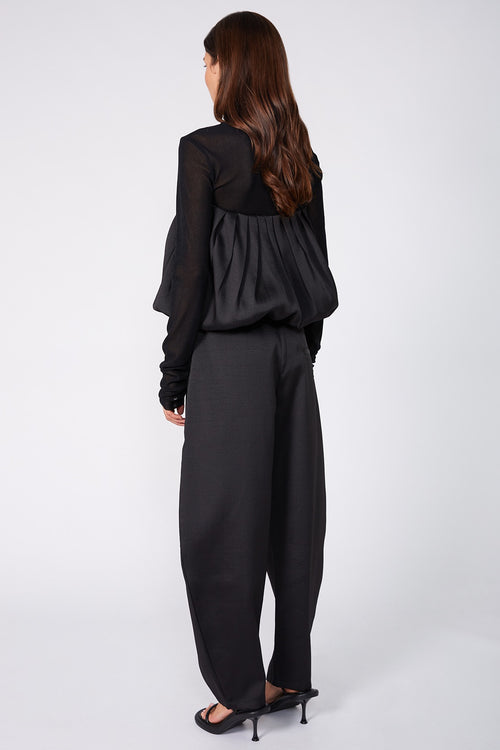 bubble crop / black