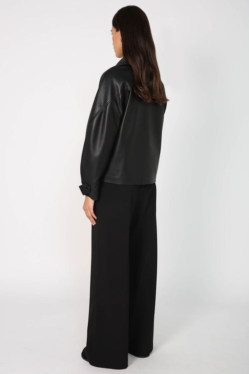 luxe moto jacket / black