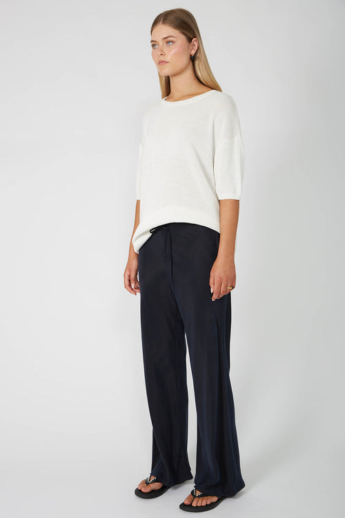 frame bias pant / dark navy