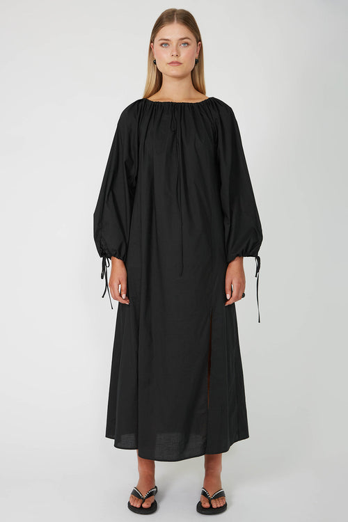 limit maxi dress / black